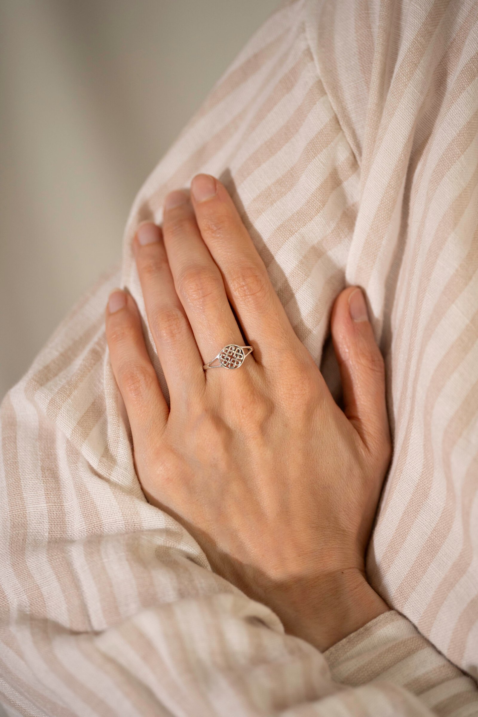 BAGUE NOEUD CELTIQUE