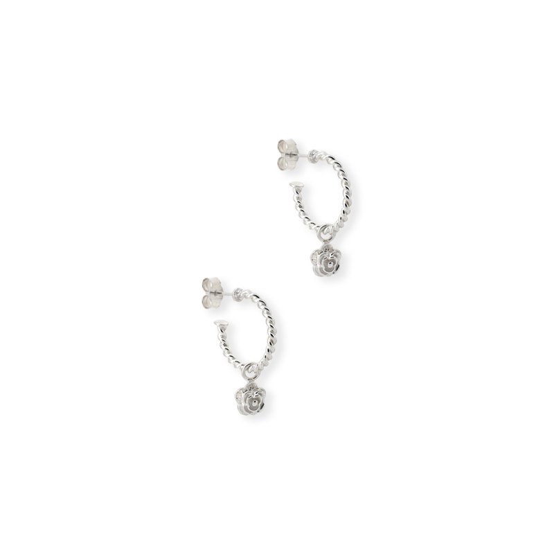 BOUCLES D'OREILLES ROSES