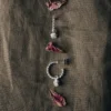 BOUCLES D OREILLES ROSES