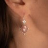 BOUCLES D OREILLES LUNA PEACH